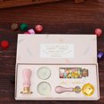 thumbnail image 1 of Cuadros Decorativos Juego de Cajas de Regalo de mapa de sello de cera Ehuebsd de bricolaje juego de cuchara de sello desmontable cuentas de sellado sello de cera Retro regalos d, 1 of 6