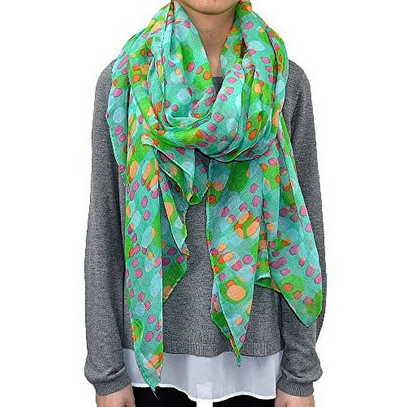 Geometric Print Large Soft Scarf