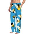 thumbnail image 2 of Balery Flying Bees print Men's Pajama Pants,Ultra Lightweight Pjs,Lounge Pant-Medium, 2 of 9