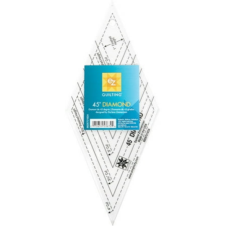 - Wrights Ez Quilting Acrylic Tool, 45 Degree Diamond