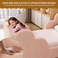 thumbnail image 7 of SLSY Toddler Bed - Toddler Floor Bed, Montessori Floor Bed, Children's Bed Frame with Guardrails and Headboard, Standard Crib Size Children's Bed for Boys and Girls Ages 3-8 (Mattress Not Included), 7 of 7