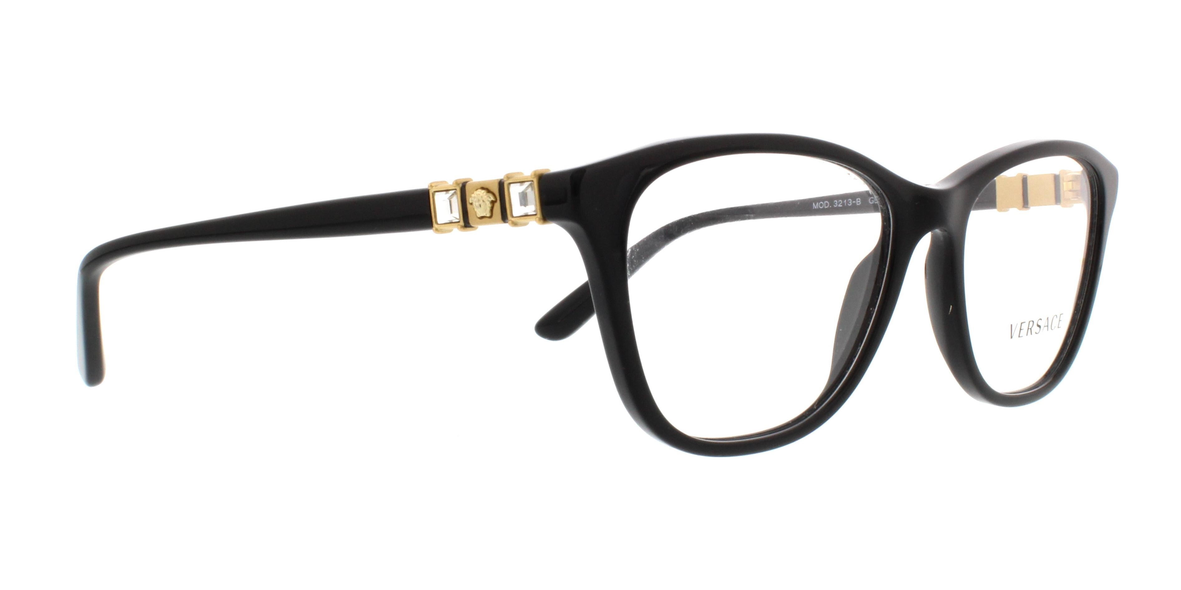 VERSACE Eyeglasses VE 3213B GB1 Black 