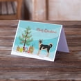 thumbnail image 2 of Gerberian Shepsky #2 Christmas Tree Greeting Cards and Envelopes Pack of 8, 2 of 2