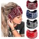 thumbnail image 2 of Diademas bohemias para mujer, bandas anchas elásticas para el cabello, turbante anudado, banda para la cabeza para yoga, correr, banda para el sudor, diadema elástica, diademas elegantes, accesorios p, 2 of 4