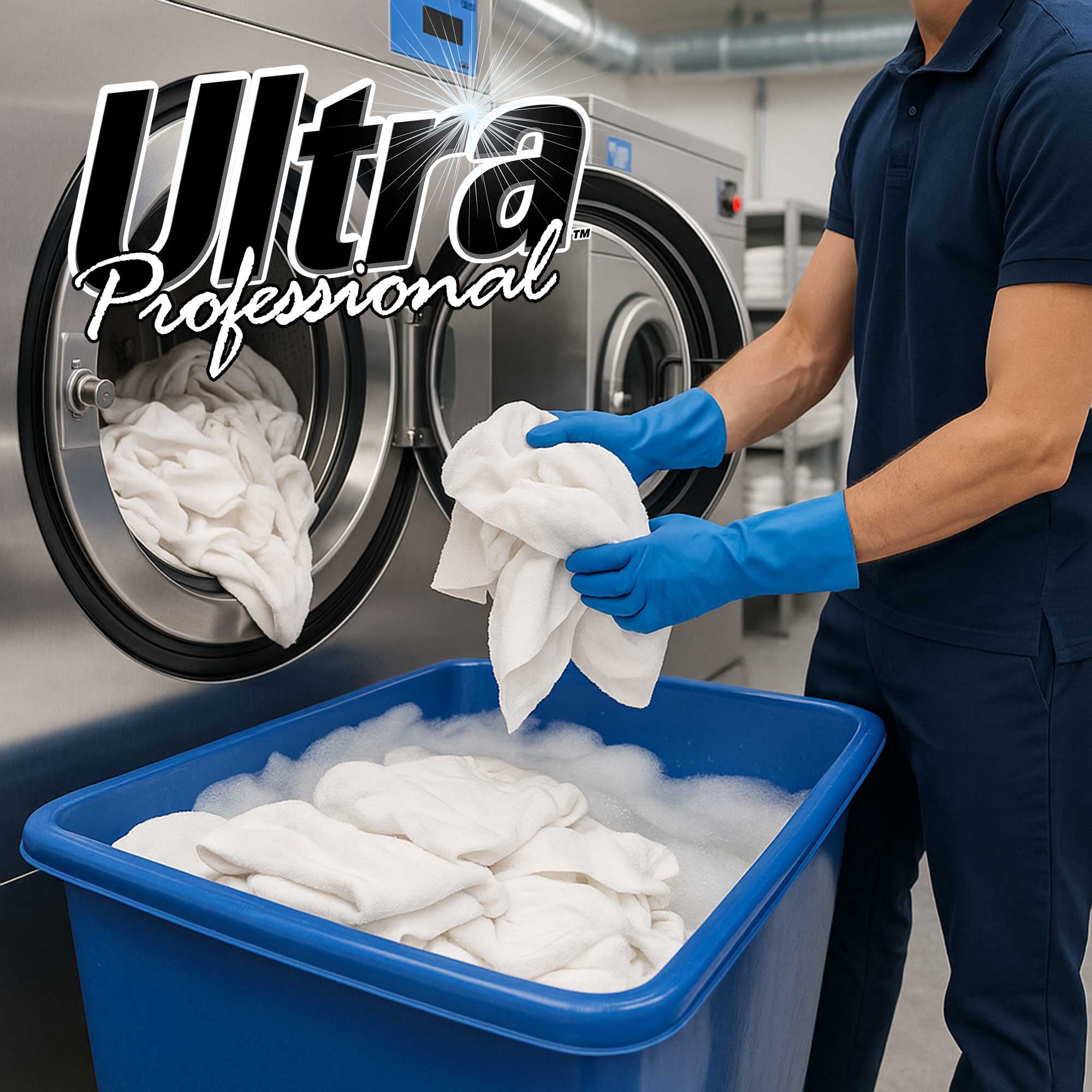 Ultra Fresh® Professional™ Commercial Laundry Detergent, Free & Clear, Pump, 5 Gallons