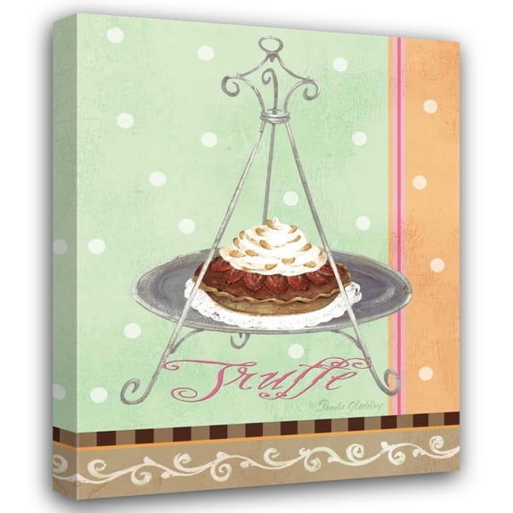 Pamela Gladding 20x24 Gallery Wrapped Canvas Wall Art Titled - Mint Truffe