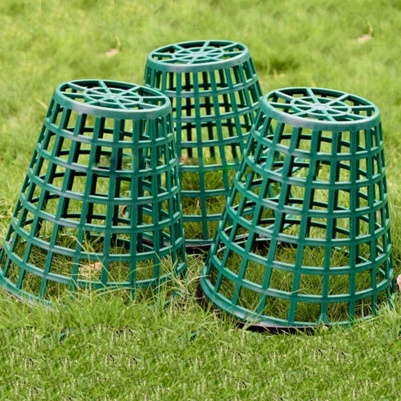 LABELEPH 1 Set Golf Storage Basket for Backyard Use in Green 9.8x9.8x9.8in