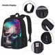 thumbnail image 3 of Easygdp Modern Abstract Colorful Skull B Mochila para Niños y Niñas con Set de Caja de Almuerzo y Estuche para Lápices 3 en 1, Mochila Escolar Estampada para Adolescentes, 3 of 7