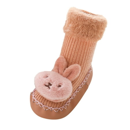 

GEZHEN Toddler Rain Boots Floor Socks Baby Autumn and Winter Thickened Children S Cartoon Glue Anti Slip Shoes In Dispensing Shoes Kids Boots