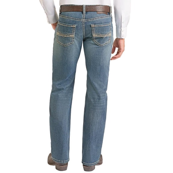 Rock and Roll Denim Rock n Roll Mens Double Barrel Jean Denim 34x38