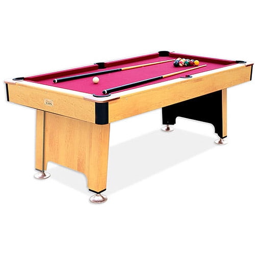 Minnesota Fats Billiard Table With Ball Return System Light Cherry Finish Walmart Com Walmart Com