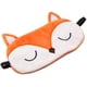 thumbnail image 1 of Antifaz para dormir, antifaz de felpa, antifaz para dormir de viaje, supersuave y divertido, adecuado para niños, niñas y adultos (Zorro naranja) Ormromra DLM636, 1 of 6