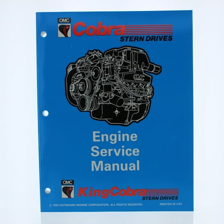 OMC Johnson Evinrude OEM Service Manual Engine Service 1994,