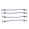 thumbnail image 1 of 4 Piezas de Cordón Elástico para Trabajo , 17 Pulgadas, Correas para Equipaje, 2 Ganchos, Juego de Amarre , Azul Soledad Cuerda elástica, 1 of 8
