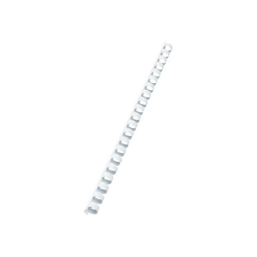 GBC CombBind - 0.47 in - 21 rings - A4 (8.25 in x 11.7 in) - 95 sheets - white - 100 pcs. plastic binding comb - for CombBind ibiMaster 250e