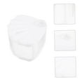 thumbnail image 3 of FESTFENDS Aquarium Bowl White Small Fish Tanks Plastic Storage Garden 1Pack, 3 of 8