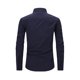 thumbnail image 3 of Blusa y camisa de manga larga con cuello alto para hombre, moda masculina, color liso, cuello vuelto, medio cárdigan, camisa informal, blusa con botones para hombre, 3 of 3