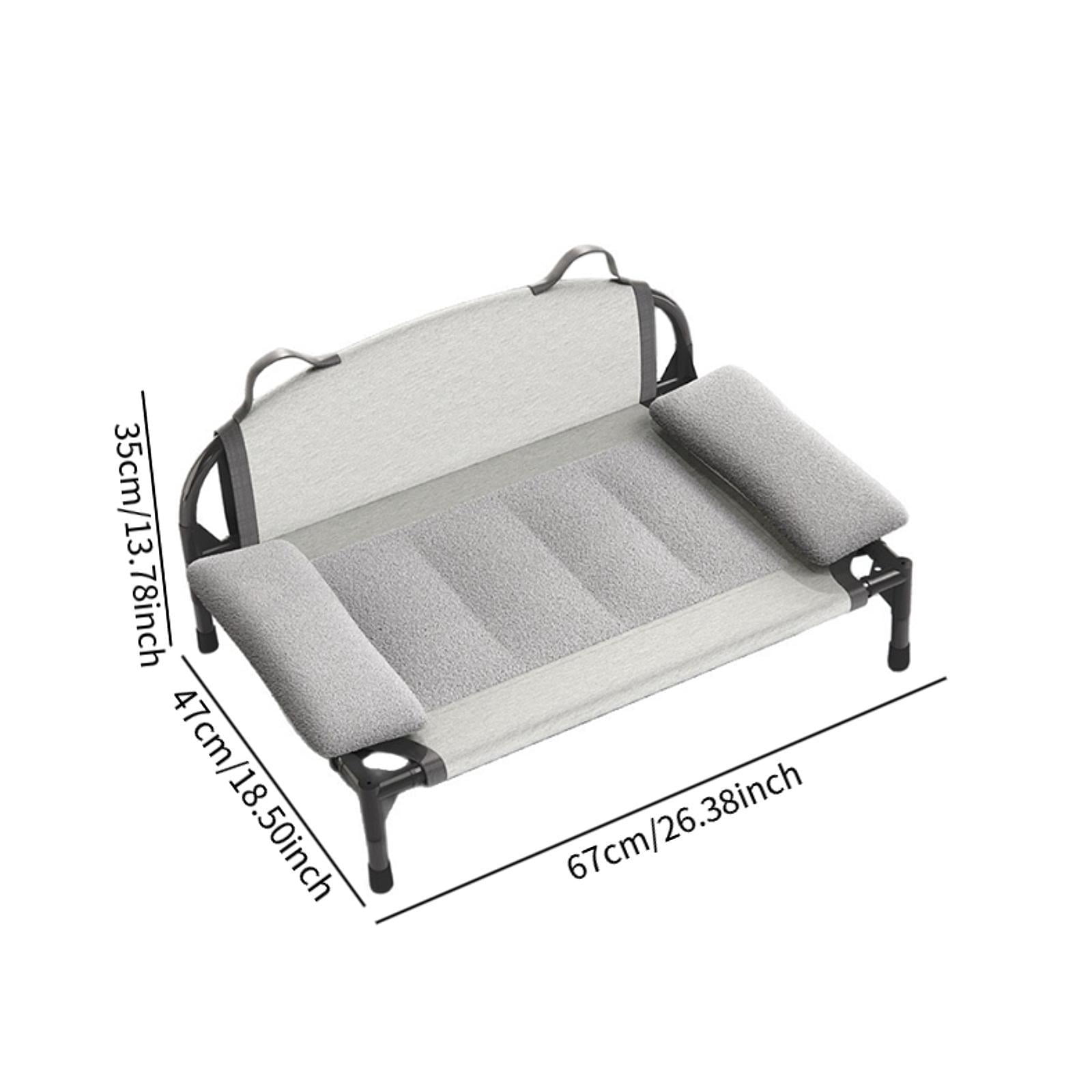 Serenable Elevated Dog Bed, Elevated Pet Lounger, for All Seasons, Indoor And Outdoor Use, Cooling, Lightweight, Removable And Washable, Dog Sofa for Cats