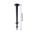 thumbnail image 3 of Popular!Clavo de tela hortícola de 12 cm,clavo de tela de control,clavo de tela de prevención de césped,clavo de tierra de plástico de invernadero fijo, 3 of 8