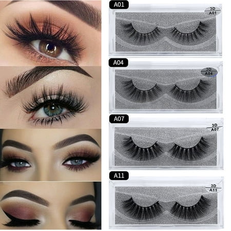 15 Styles 3D Mink False Eyelashes Wispy Long Thick Soft Lashes Natural Women Eye Makeup (Best Mink Eyelash Extensions)