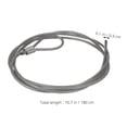 thumbnail image 2 of BESTYASH 2 Pcs Filet de Basketball Robuste avec Fil d'Acier pour Utilisation Intérieure et Extérieure Gris, 2 of 8
