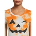 thumbnail image 4 of Tie Dye Halloween Women’s Short Sleeve Graphic Tee, 4 of 5