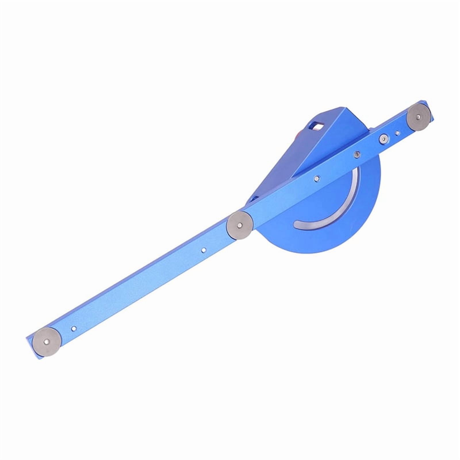 Miter Gauge for Table Saw, Table Saw Accessories Portable Aluminum Alloy with Removable Dial for Carpentry