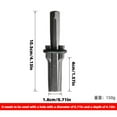thumbnail image 1 of Mefallenssiah Outdoor Camping Quarrying tools Stone Wedges Iron Stone tools, 1 of 1