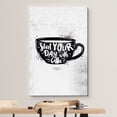 thumbnail image 3 of wall26 Canvas Wall Art - Vintage Style Cofee Art Start Your Day with Coffee - Giclee Print Gallery Wrap Modern Home Art Ready to Hang - 12x18 inches, 3 of 5