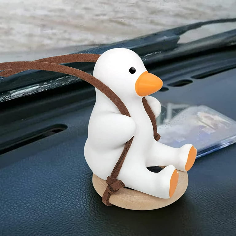 1pcs Rear View Mirror Hanging Accessories Of Swinging Duck Car