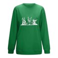 thumbnail image 5 of Hauts Chauds pour Femmes Mode Décontractée Hauts Mignons Imprimés en Peluche Col Rond Chandails Sans Capuche Tenues pour Femmes en Liquidation, 5 of 5