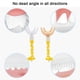 thumbnail image 4 of Cepillo de dientes en forma de U para niños: el cabezal redondo de silicona hace que el cepillado sea divertido y fácil, 4 of 5