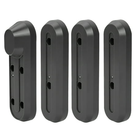 

DTOWER 4PCS Scooter Wheel Hub Protectors Black Plastic Scooter Motor Protective Covers for Both Front and Back Wheel Scooter Wheel Motor Protective Cages for Xiaomi MIJIA M365 Electric Scooter