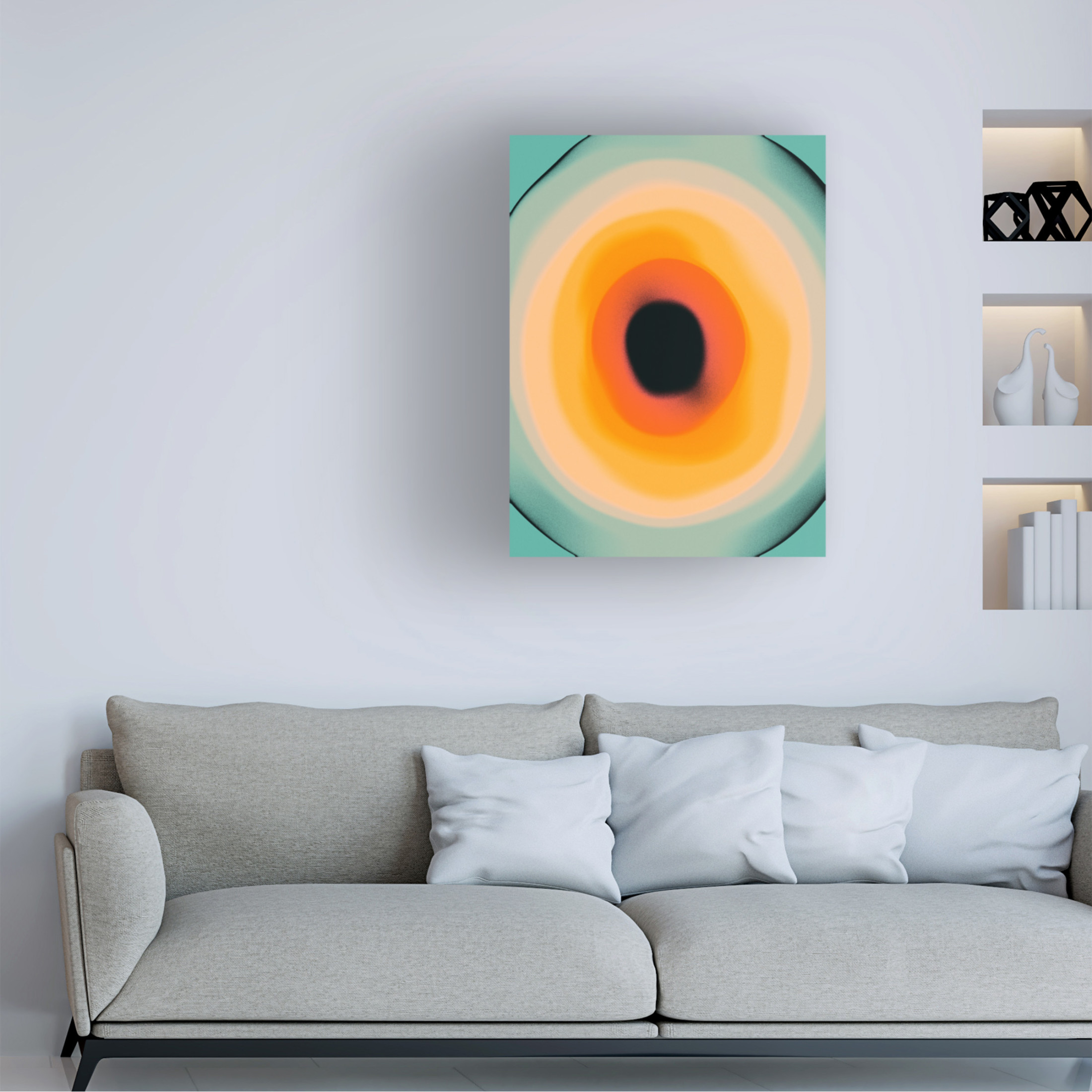 Trademark Fine Art Jazzberry Blue Interzone 2 Canvas Wall Art