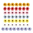 thumbnail image 5 of Tnobhg 50Pcs 3.5CM Artificial Flower Head Double Layers Fake Flower Multicolor Small Faux Silk Flower Bulk DIY Crafts Bouquet Home Wedding Decoration, 5 of 8