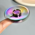 thumbnail image 2 of 1pc Rainbow Fidget Spinner, Metal Spinner, Colorful Finger Spinner, High Speed Manual Spinner, Fidget Toy, Finger Spinner, Birthday Gift, Christmas Gift, 2 of 5