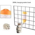 thumbnail image 2 of Botella de agua para hámster, botella para beber automática para mascotas pequeñas con Base de contenedor de comida, botellas de alimentación de agua colgantes para cabaña, Auto, 2 of 4