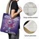 thumbnail image 3 of DJ Catnip Bolso de tela con estampado de lienzo para mujer, bolsa de compras reutilizable y estética, con cremallera interior, regalo para mujer,40*45cm., 3 of 6