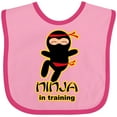 thumbnail image 3 of Inktastic Ninja in Training Boys or Girls Baby Bib, 3 of 4