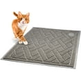 Pawkin Cat Litter Mat, Patented Design with Litter Lock Mesh, Extra