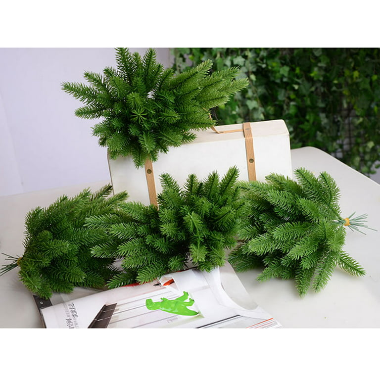 20Pcs Artificial Pine Branches Reusable Fake Green Leaf for DIY Crafts  Photography Props Home Christmas Decoration – the best products in the Joom  Geek online store