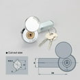 thumbnail image 3 of Keyed Lock Cam Lock Industrial Strength Long-lasting Construction Reliable Performance Resistance To Wear And Tear, 3 of 8