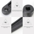 Bike Crank Diagonal Square Hole Cranks Cycling Repair Part Left Crank