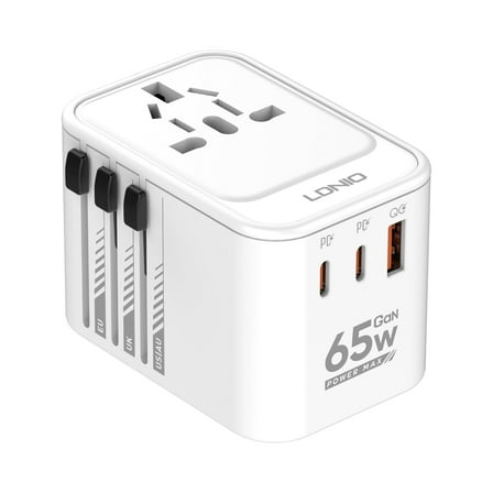 All-in-one Universal Worldwide Outlet Travel Converter Adapter US EU AU UK CN International Travel Plugs