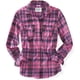 thumbnail image 1 of Aeropostale Womens LS Plaid Front Button Up Shirt, Pink, Medium Aeropostale Camisa con botones, 1 of 1