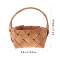 thumbnail image 2 of BEADCEST 2Ud Canasta Tejida De Madera Color Surtido Para Almacenamiento Y, 2 of 7