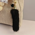 thumbnail image 2 of Fluffy Pom Pom Keychain - Soft Plush Tassel Car Key Charm with Fuzzy Ball Pendant, Cute Backpack & Purse Accessory for Women & Girls (Multiple Colors), 2 of 6