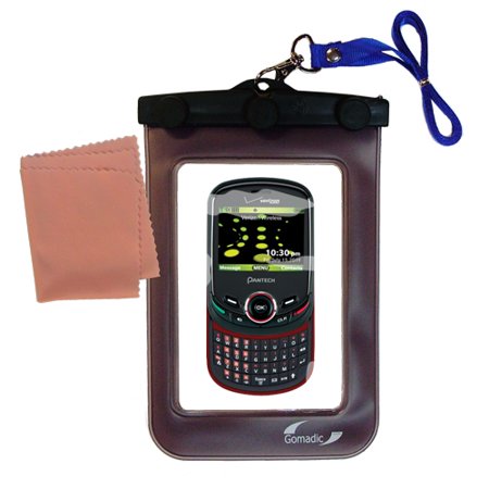 Gomadic Clean and Dry Waterproof Protective Case Suitablefor the Pantech Jest 2 to use Underwater