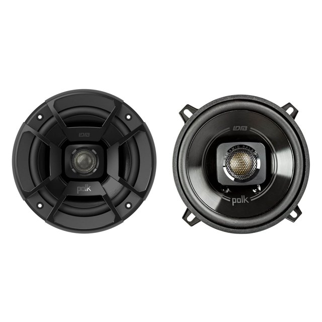 Polk Audio DB522 300 Watt RMS 5.25 Inch Coaxial Marine Certified Speakers, Black