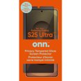 thumbnail image 2 of Onn. Samsung S25 Ultra Premium Privacy Japanese Tempered Glass Screen Protector with Easy Application Tray, 2 of 5